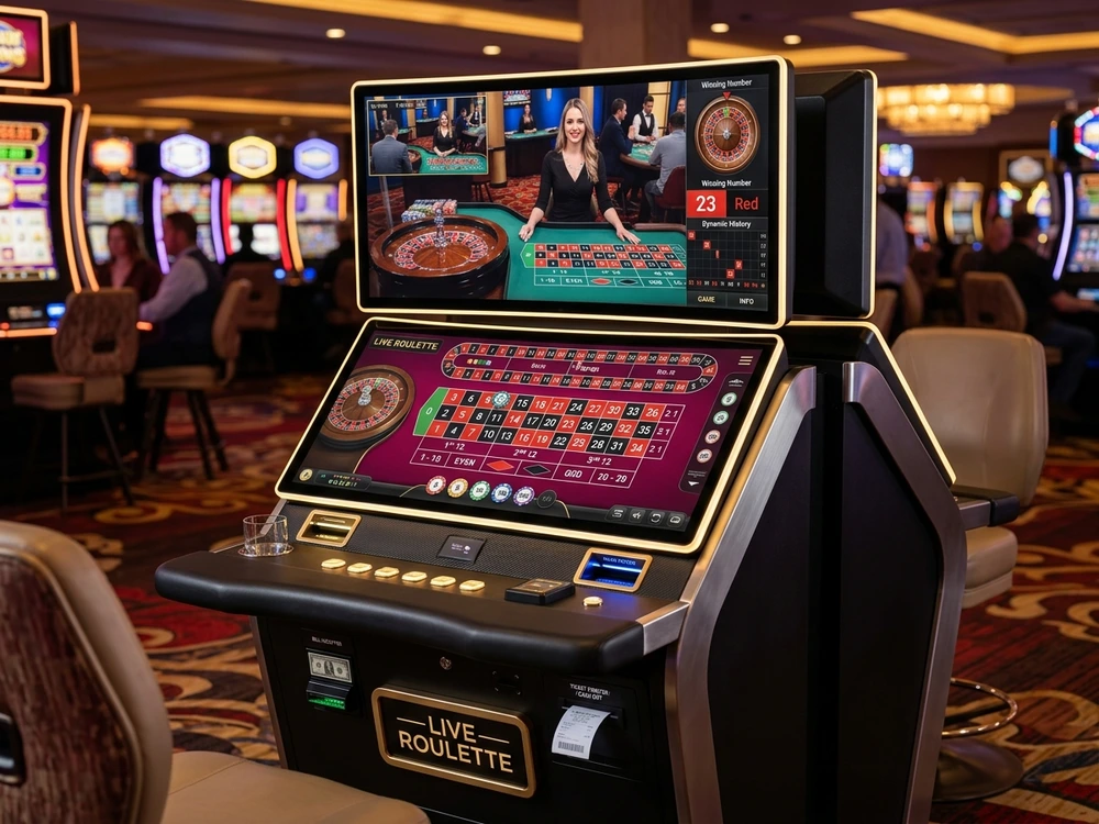 Multi-game electronic table game player terminal